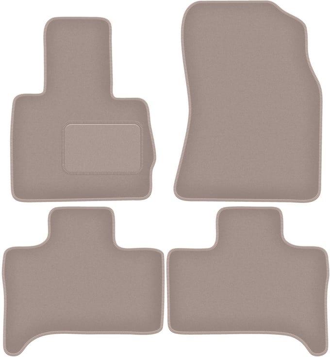 Beige velours vloermatten voor: BMW X5 E53 xDrive 4WD (1999-2006)