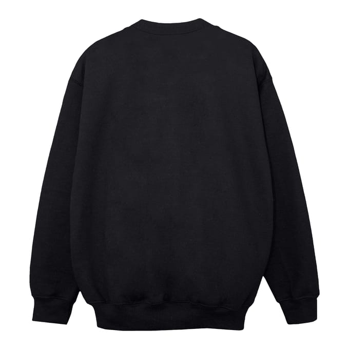 Harry Potter Meisjes Zweinstein Huizen Katoenen Sweatshirt (Zwart)