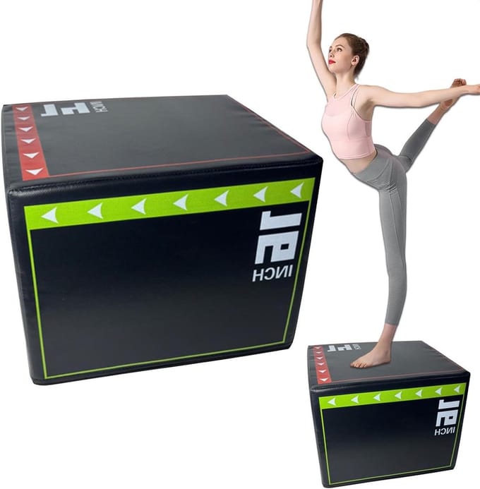 Springbox - Oefenbox - Kracht en Balans - Schokbestendig - 40x30x35 cm - Zwart