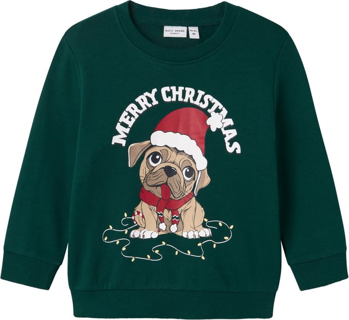 NAME IT NMMVISMAS LS NREG SWEAT BRU Jongens Trui - Maat 98