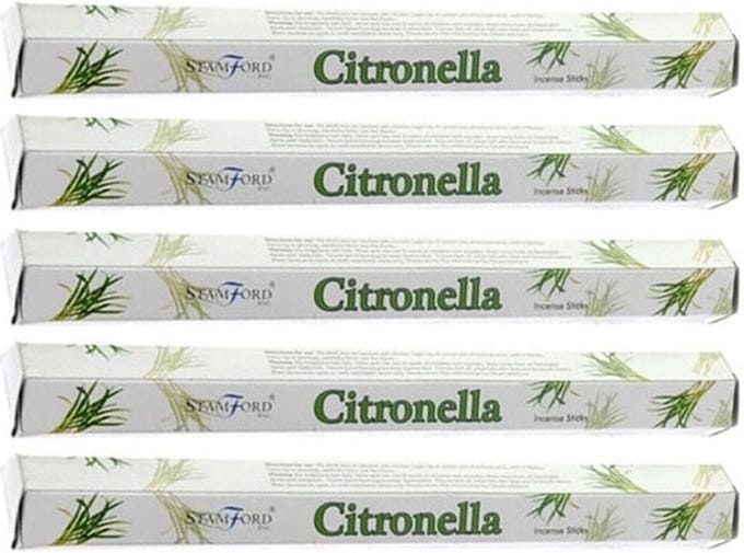 Stamford wierook citroen geur - 100x wierook stokjes - citronella