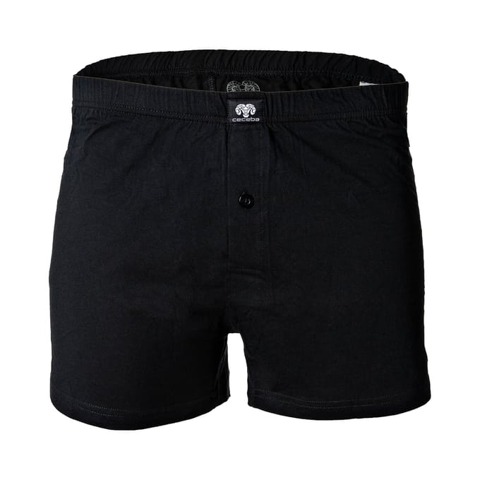 CECEBA Daytona 2-pack Heren Boxershorts wijd - Zwart