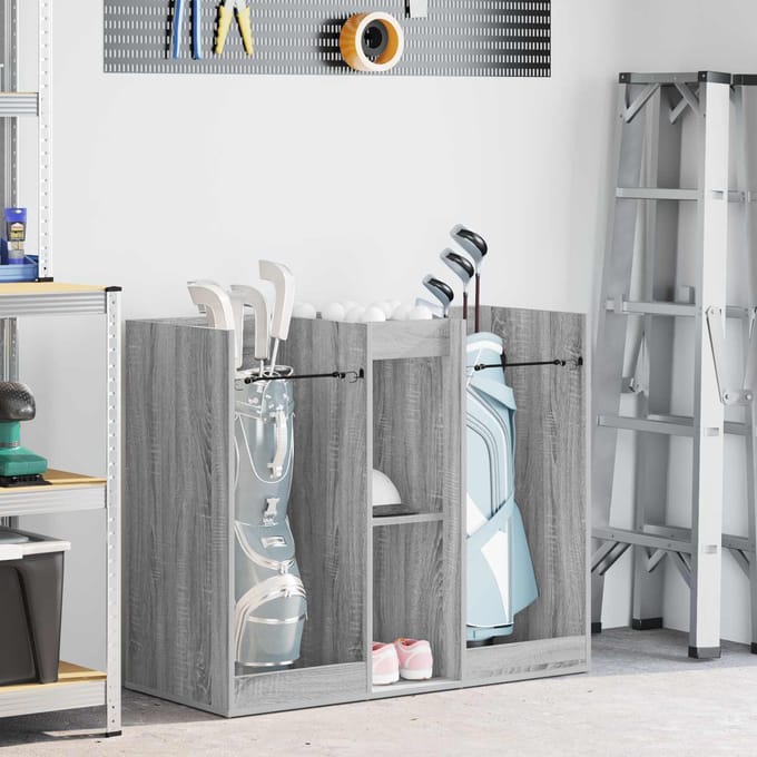 Armoire de Golf Sonoma Gris Solide 102 x 45 x 85,5 cm