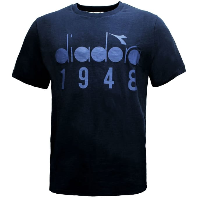 Diadora Dribble Heren Navy T-Shirt