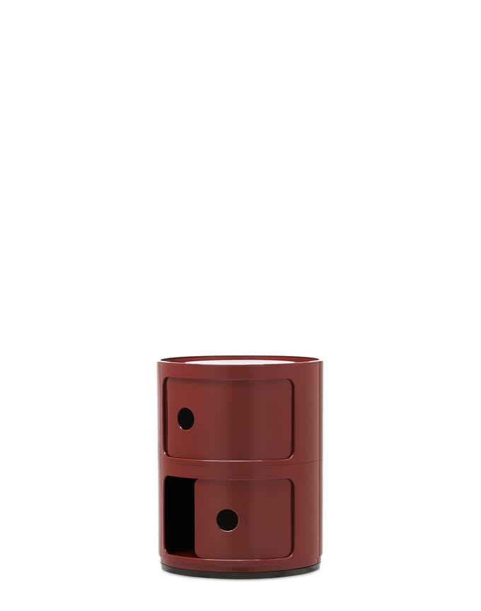 Kartell Componibili Container - 2 elementen - burgundy