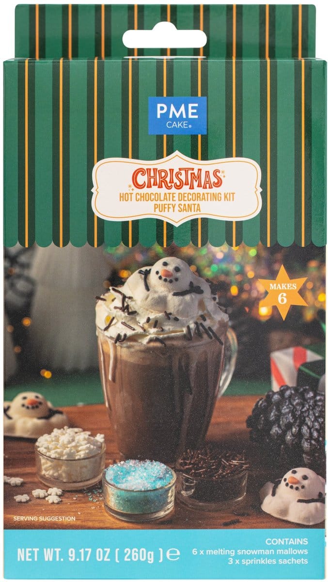 PME Hot Chocolate Decoration set - Melting Snowman
