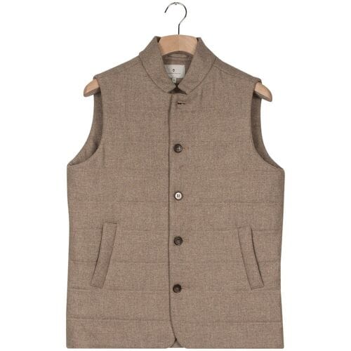 Thomas Maine Body-Warmer Forli Wool Blend Licht Beige / male