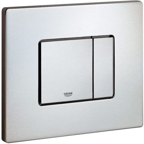 GROHE Skate Cosmopolitan Bedieningspaneel Toilet - Horizontaal - Dual Flush - RVS