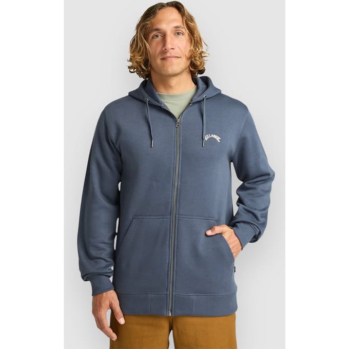 Billabong Arch Sweatshirt Met Rits Blauw M Man