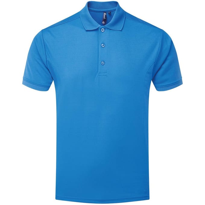 Premier Heren Coolchecker Poloshirt (Saffier)