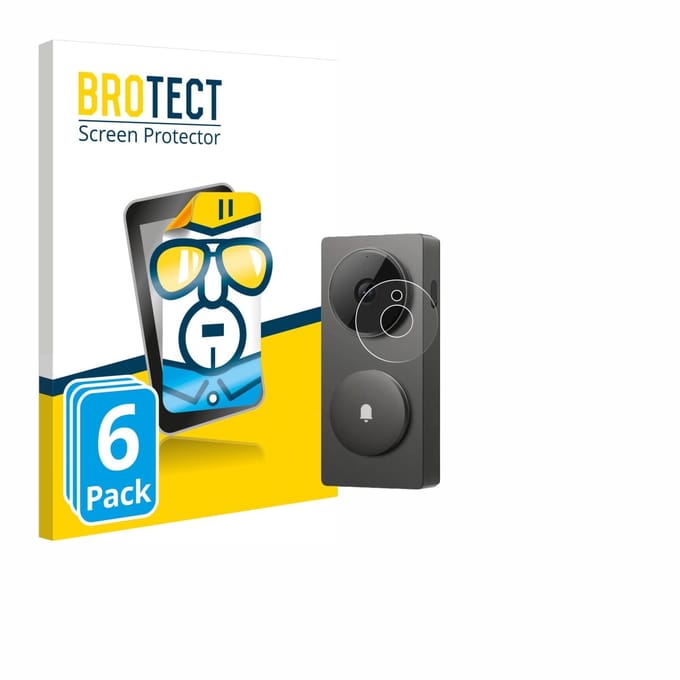 BROTECT - Screenprotector voor Aqara Hub G410 - Folie Beschermfolie transparant 6 Stuks