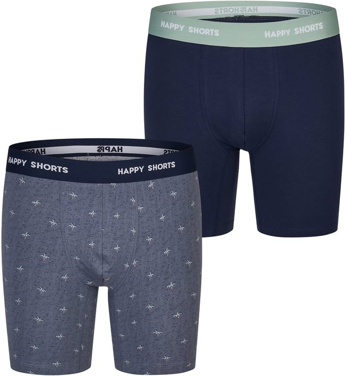 Happy Shorts Langer Boxer Jersey Boxer Briefs
