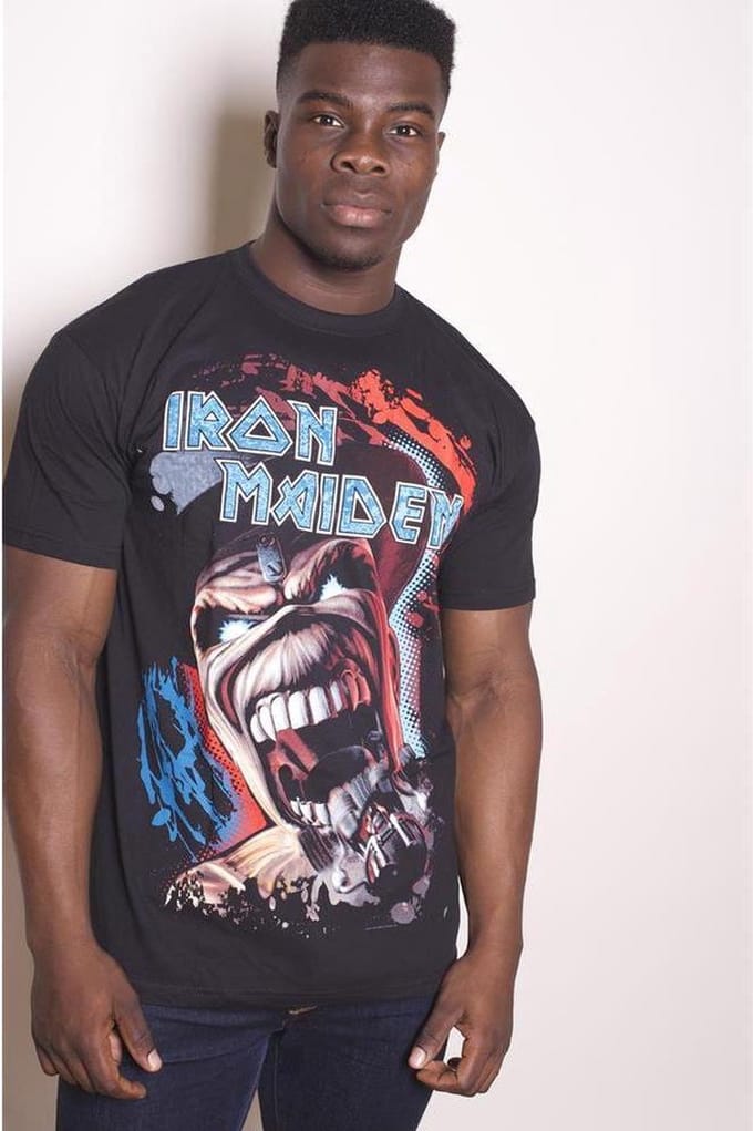 Iron Maiden - Wildest Dream Vortex Heren T-shirt - M - Zwart