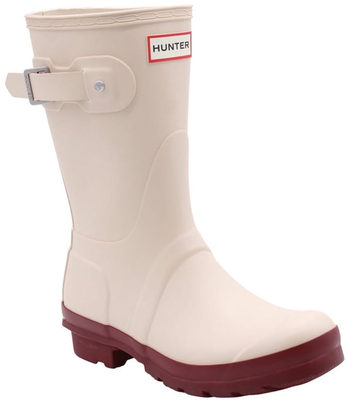 Hunter Womens Original Short Laarzen - - Dames - Beige - Maat 39