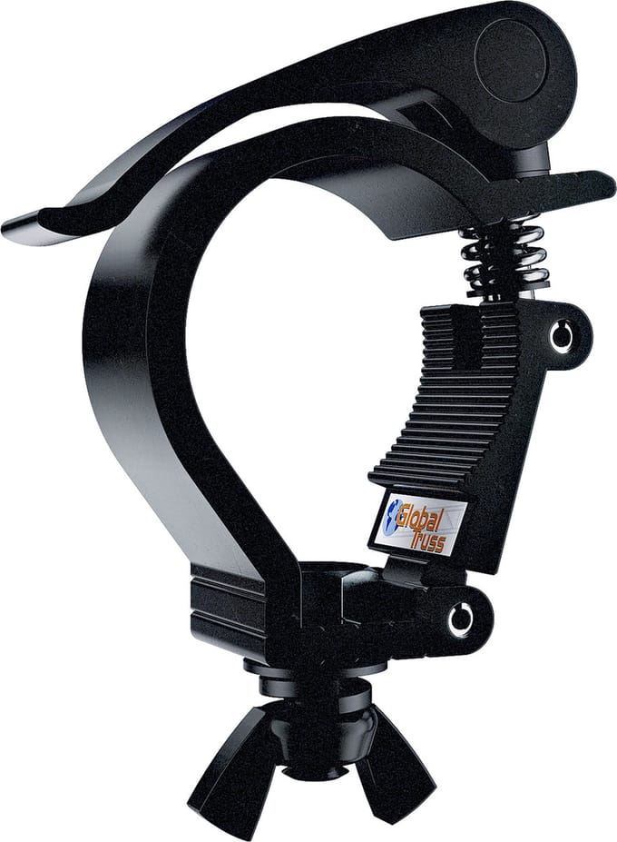 Global Truss Selflock Hook Mini Quick stage black - Half coupler