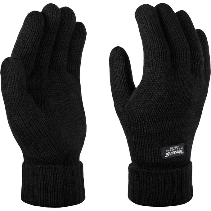 Regatta Unisex Thinsulate Thermische Winterhandschoenen (Zwart)