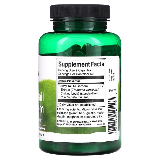 Wolkenpaddenstoel, 120 capsules (500 mg per capsule)