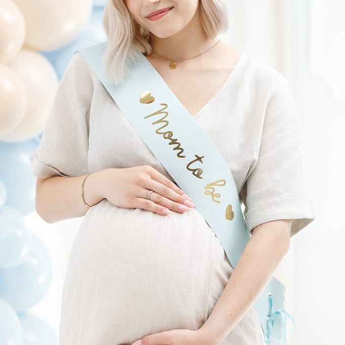 Partydeco - Sjerp Mom to Be blauw