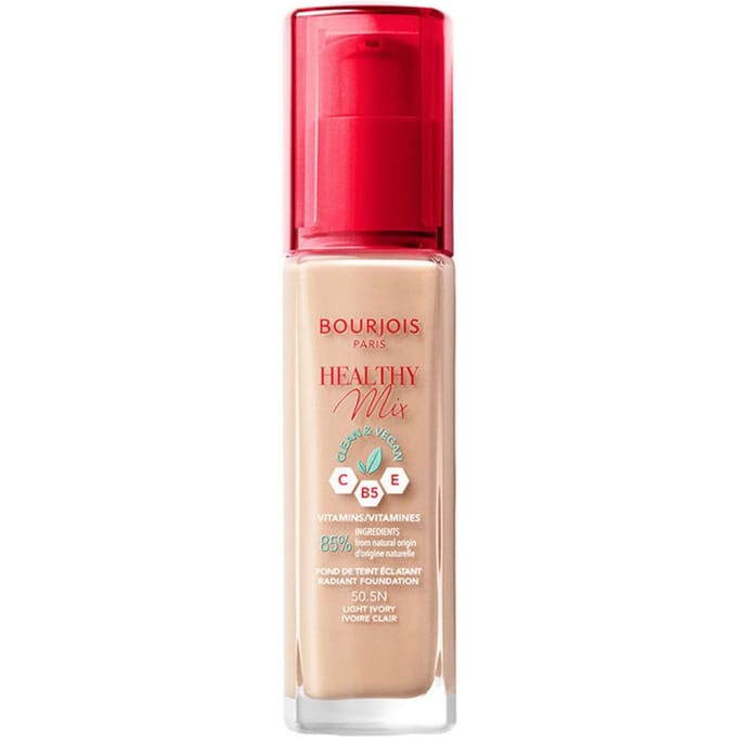 Bourjois - Healthy Mix Clean Vegan Foundation N50.5 LIGHT IVORY