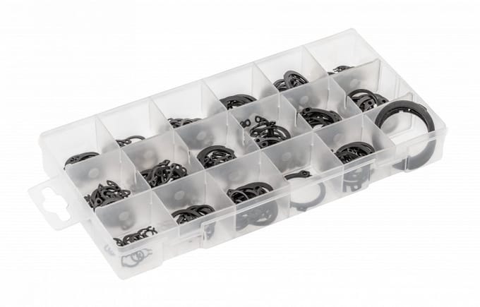 Högert Technik - Seger Ringen Set - 225 stuks - Interne en Externe - Staal