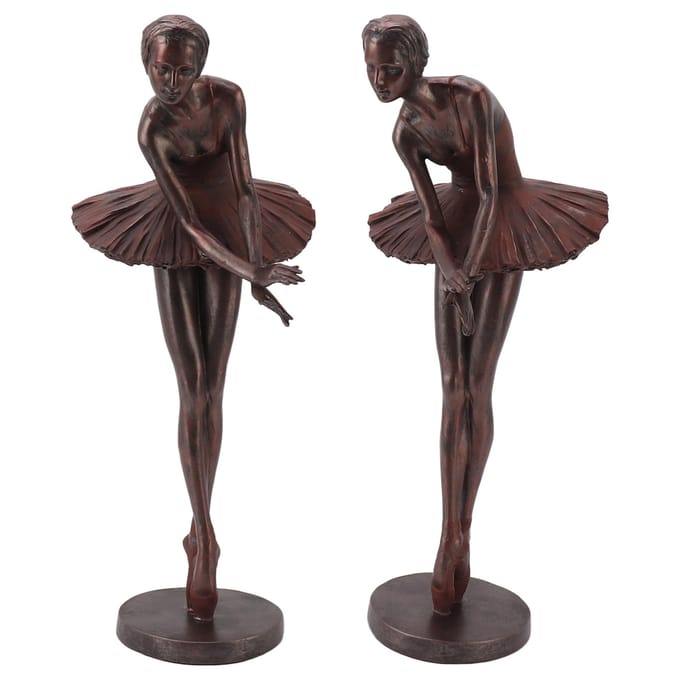 Balletdanseres Beeldje Exquise Resin Balletdanseres Beeldjes voor Bureau Boekenplank Eettafel black
