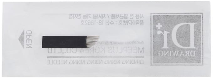 Dr. Drawing Microblading Microblades Dual 1625 / 16 mesjes dubbele rij 20 stuks