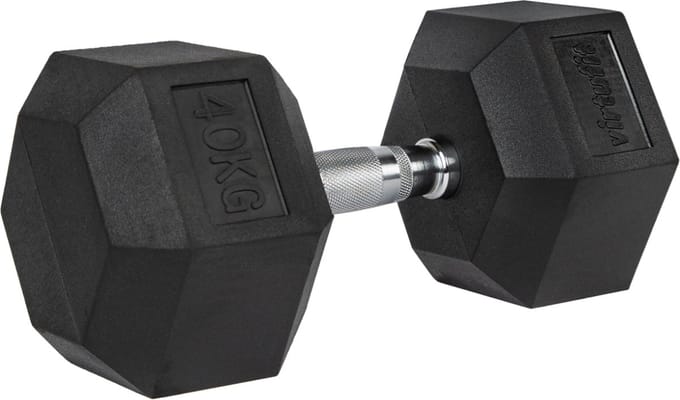 VirtuFit Hexa Dumbbell Pro - 40 kg - Hexagon Dumbbell - Krachttraining - Per Stuk