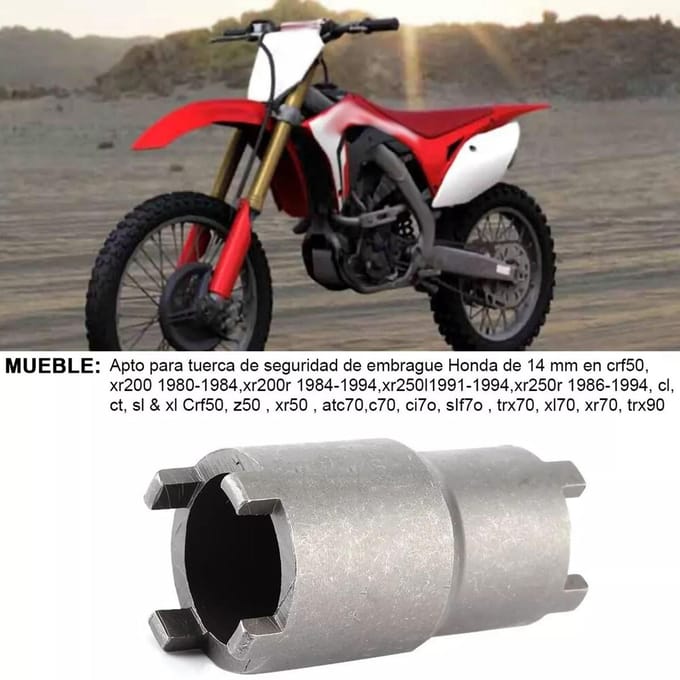 Motorfiets Vliegwiel Sleutel Koppeling Borgmoer Dop Anti-Deformatie voor Scooter Magnetische Motor gray