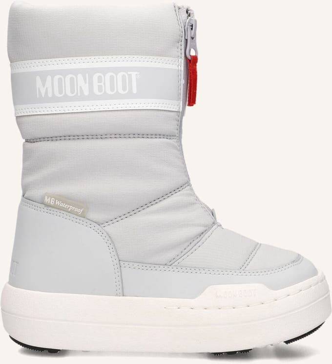 MOON BOOT Jr Park Zip High Boots Kids - Grijs - Maat 28