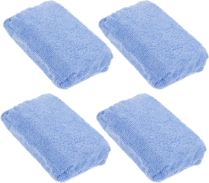 Auto Spons - Reinigingsspons - Auto Wassen - Waterabsorberend - 4 Stuks - Blauw