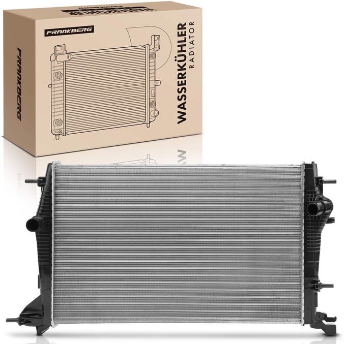 Frankberg 1x Radiator Koelvloeistofradiator Motorradiator voor Renault