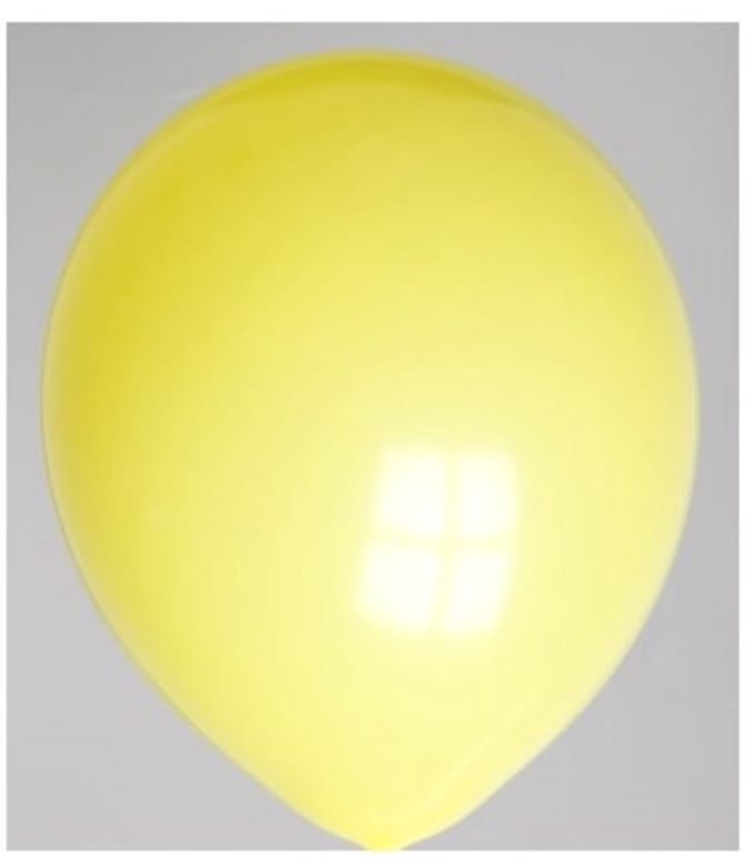 Globos ballonnen nr10 geel zak a 100