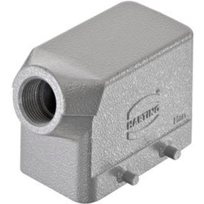 Han 10B Zij-Ingang Kap M25 Aluminium - 19300101521