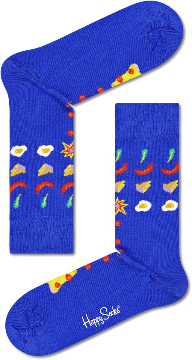 Happy Socks PIV01-6300 Pizza Invaders Sock 41-46
