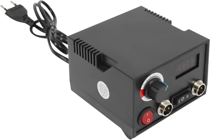 Houtbrandset - Pyrografiemachine - Creatief Tekenen - Instelbare Temperatuur - 60 Watt - Zwart