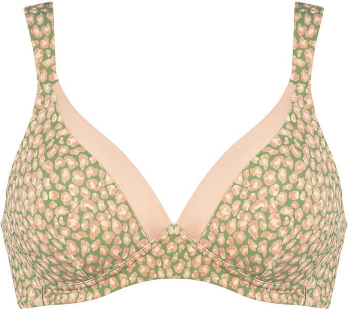 Naturana - Soft bh met glansband - 5119 - Rose Olive - 75C