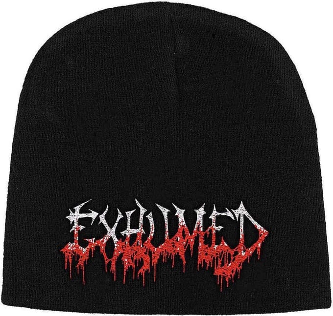 Exhumed Beanie Muts Logo Zwart