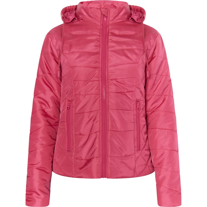 Mymo Licht gewatteerd jack Dames roze
