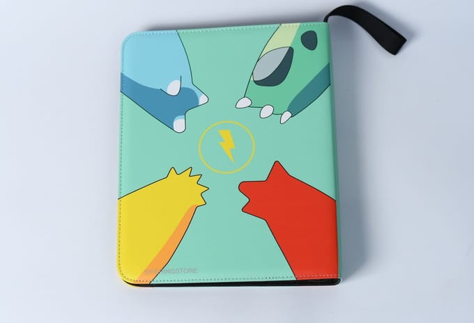 Verzamelmap - 900 Kaarten - 100 Pagina’s map - 9 Pocket / vakken - A4 Formaat - Box - Binder - Blauw