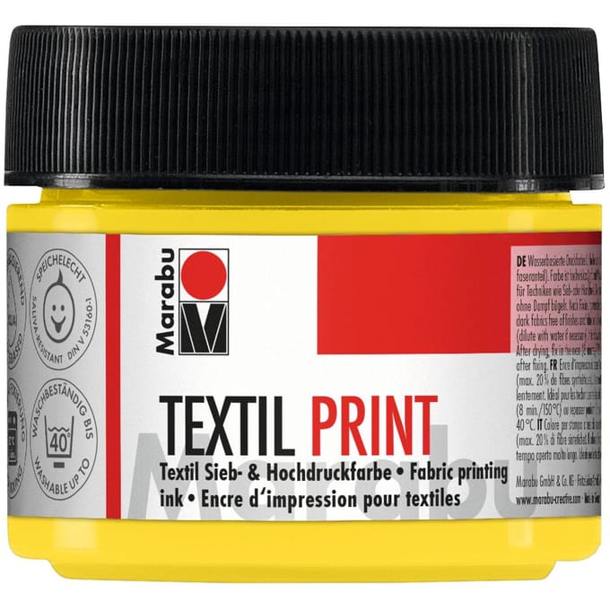 Marabu Textiel Print - Primair Geel