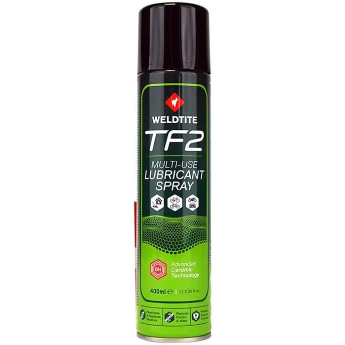 Teflon fiets smeermiddel spray Weldtite TF2 ultimate