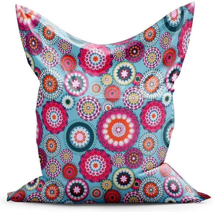 Zitzak Ibiza Small - Roze/Blauw