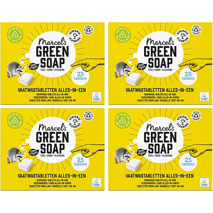 Marcel's Green Soap Vaatwastabletten Multipack x4