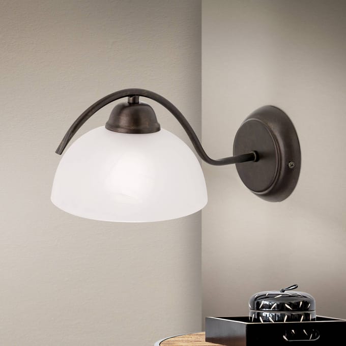 ORION Wandlamp Marco met albastglas