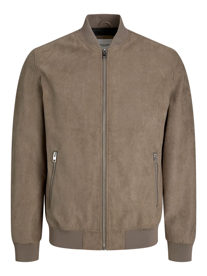 Jack & Jones - Heren Jas zomer Tano Bomber - Bruin - Maat L
