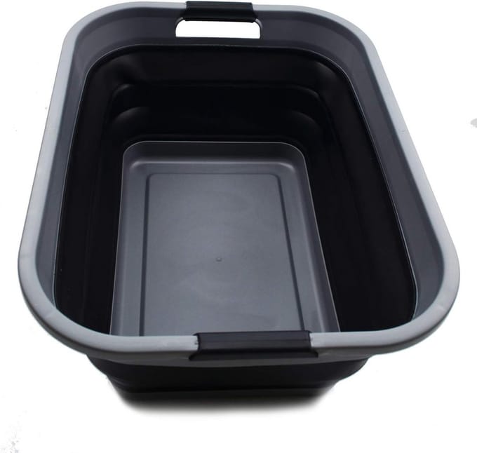 Inklapbare kunststof wasmand 41 liter - Ruimtebesparende pop-up organizer