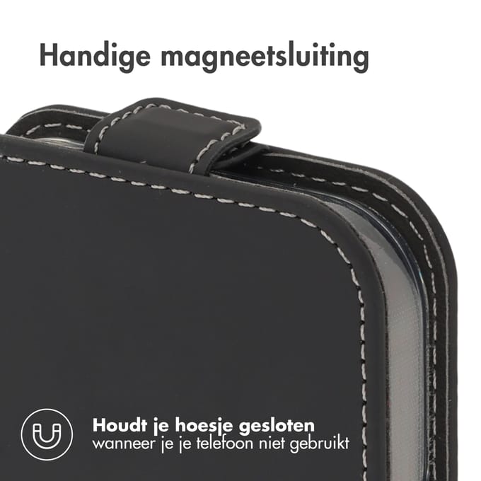 Accezz Flipcase voor de Apple iPhone 18 Pro Max / 17 Pro Max - Zwart