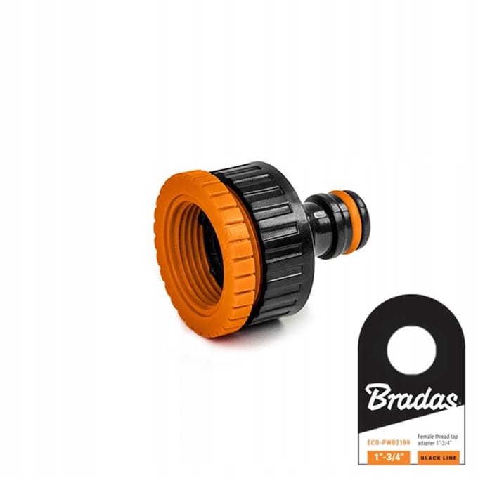 Bradas ECO-PWB2198 - Kraan Adapter - 3/4x1/2 - PVC - Weerbestendig