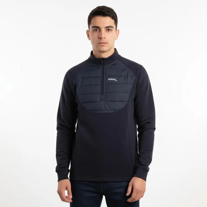 Sweatshirt ½ zip Softee Goal Storm