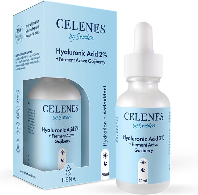Celenes Hyaluronzuur 2% + Ferment Active Gojiberry Serum - 30 ml